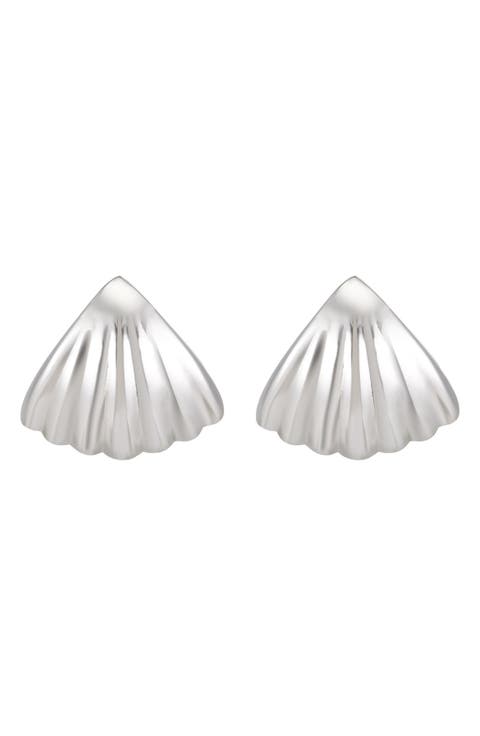 Statement Palm Hoop Earrings