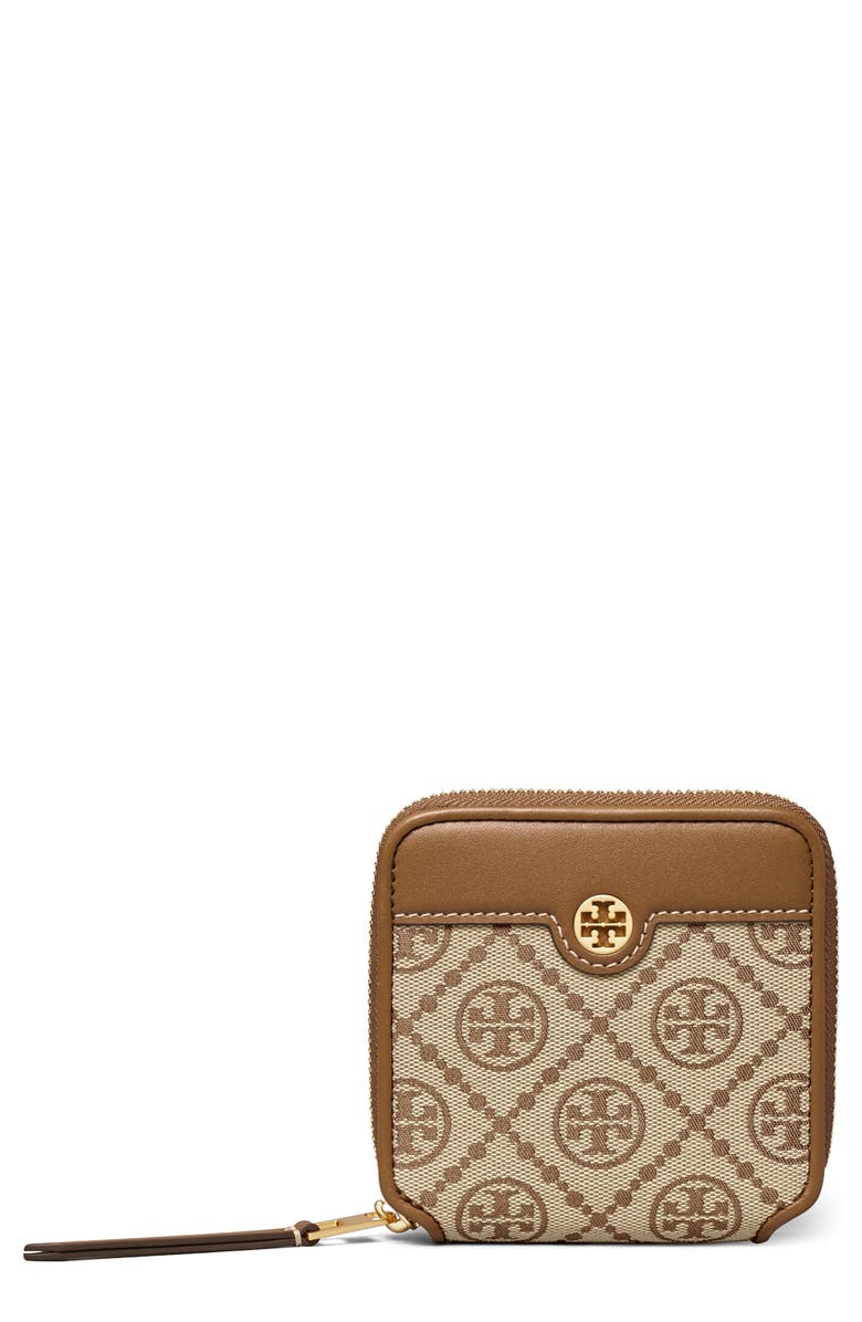 Tory Burch T Monogram Jacquard Bifold Wallet, Main, color, 
