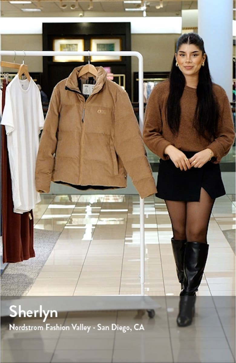 Nury Organic Cotton Corduroy Puffer Jacket, sales video thumbnail