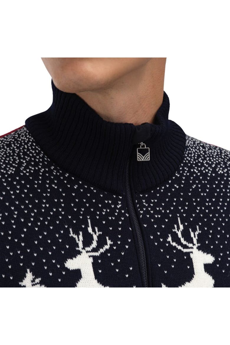 Dale Christmas Sweater - Men's, Alternate, color, Navy/Off White/Red Rose2