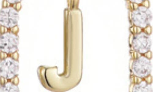 Adornia Floating Letter Initial Cubic Zirconia Pendant Necklace