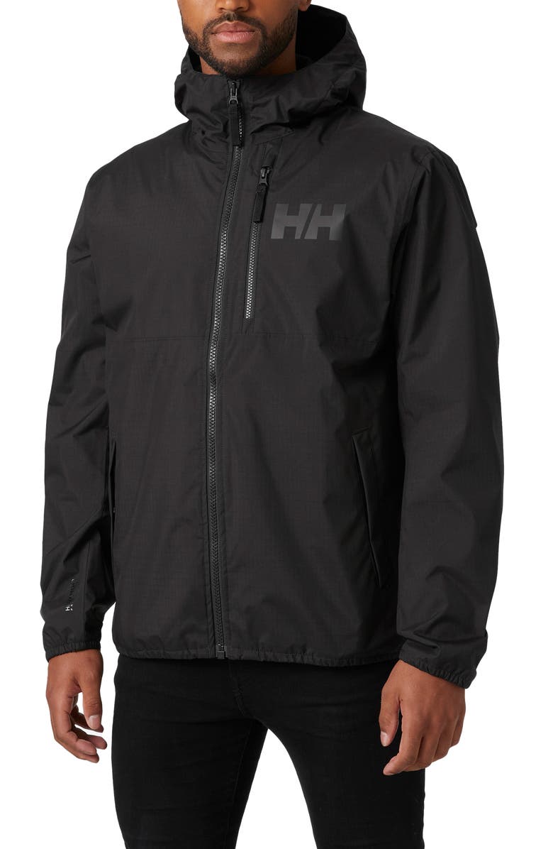 Helly Hansen Belfast Waterproof Packable Hooded Jacket, Main, color,