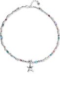 UNODE50 Multicolor Faceted Bead Necklace with Star Charm