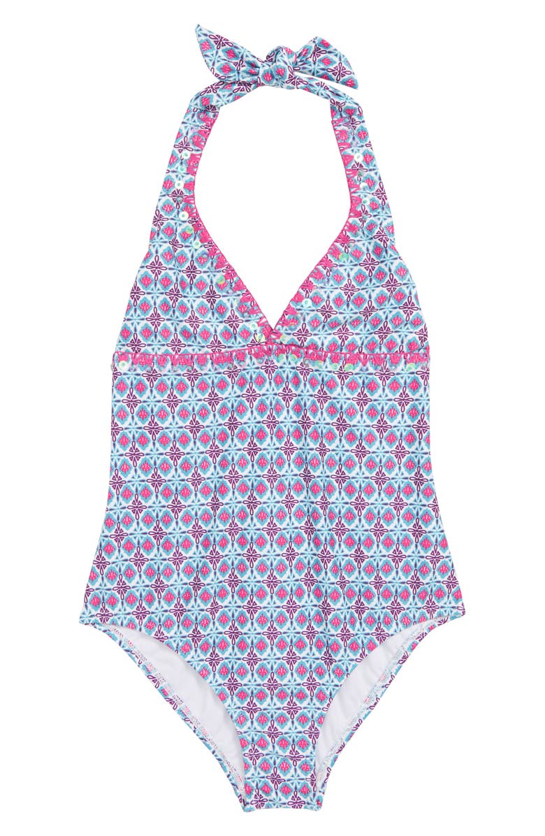OndadeMar One-Piece Swimsuit, Main, color, 