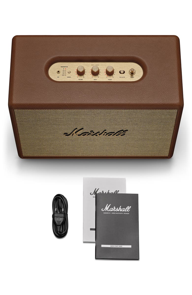 Marshall Woburn III Bluetooth<sup>®</sup> Speaker, Alternate, color, Brown