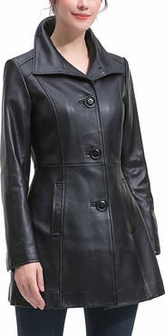 Kimi & Kai Ava Leather Coat
