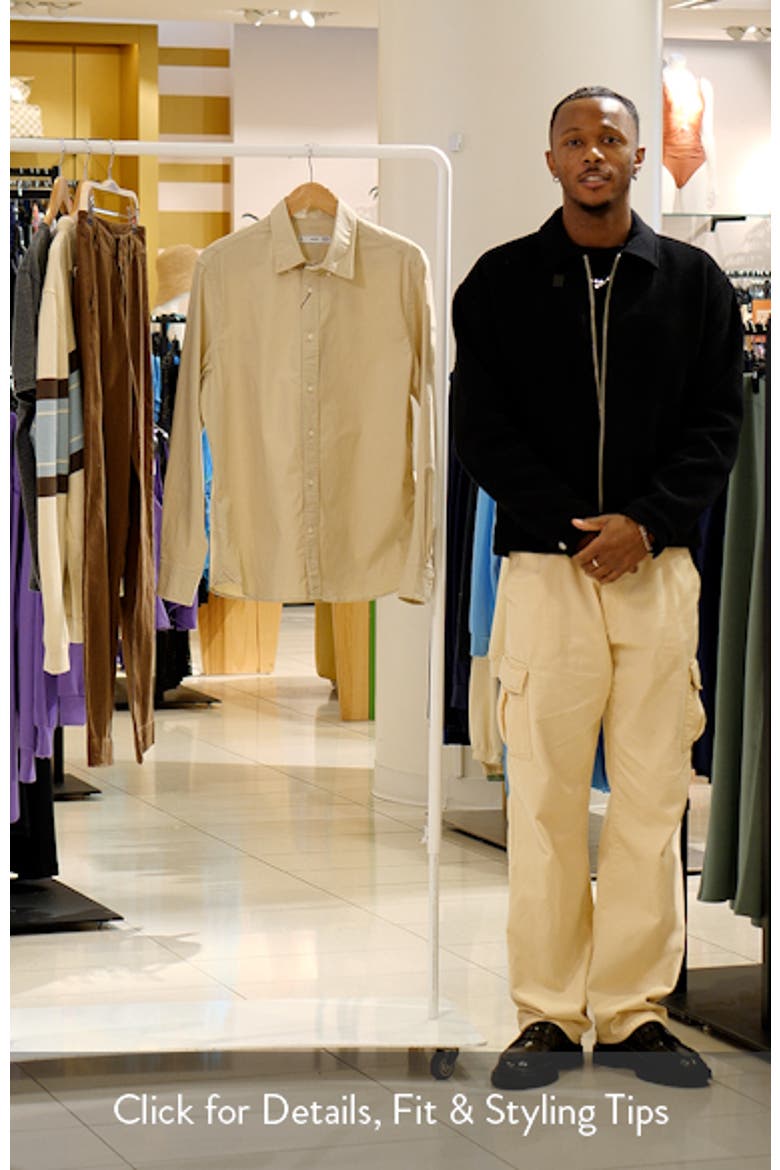 Regular Fit Stretch Cotton Button-Down Shirt video