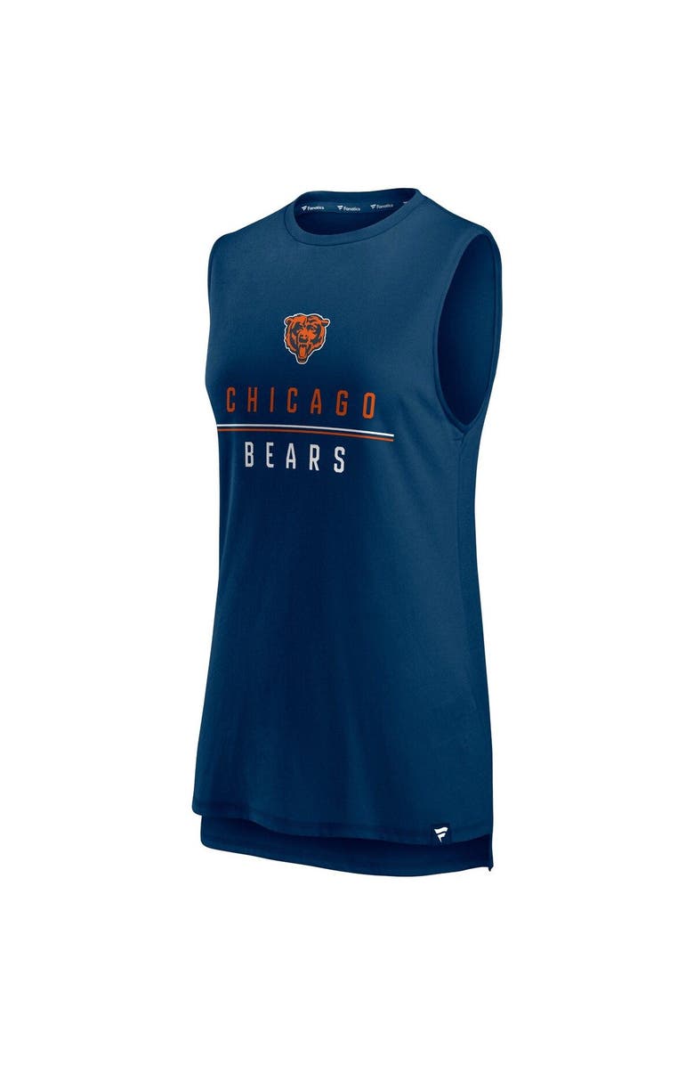 FANATICS Women's Fanatics Branded Navy Chicago Bears True Contender Tank Top, Alternate, color, 