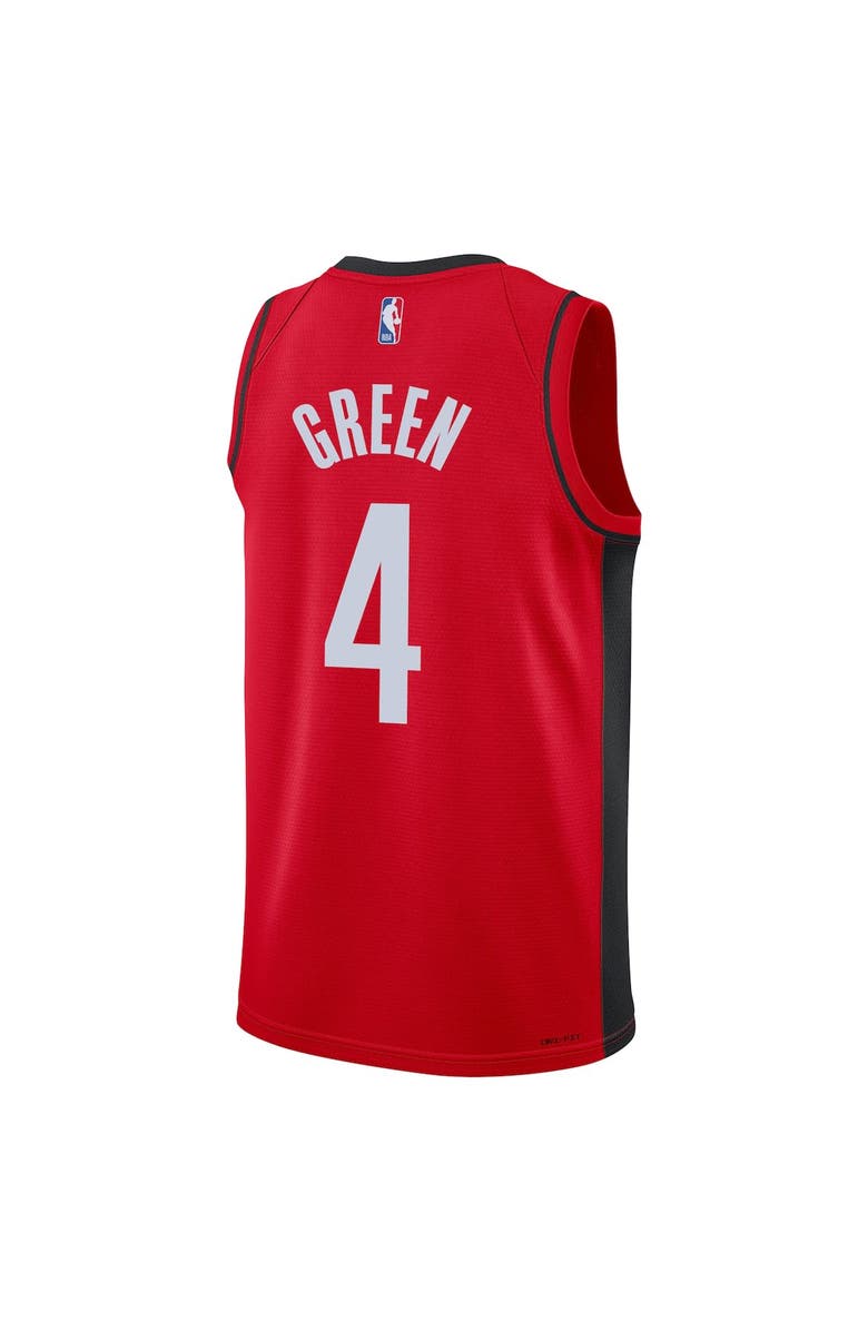 Nike Youth Nike Jalen Green Red Houston Rockets Swingman Jersey - Icon Edition, Alternate, color, 