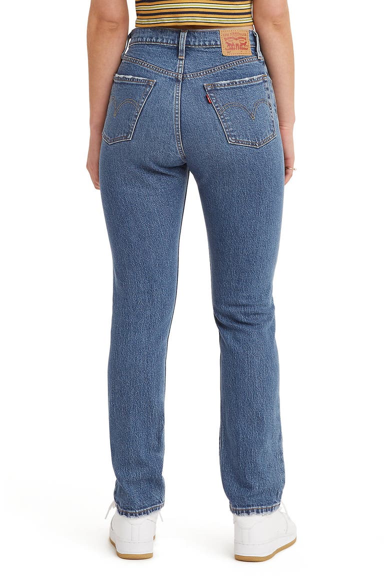 501 Straight Leg Jeans, Alternate, color, SALSA IN SEQUENCE
