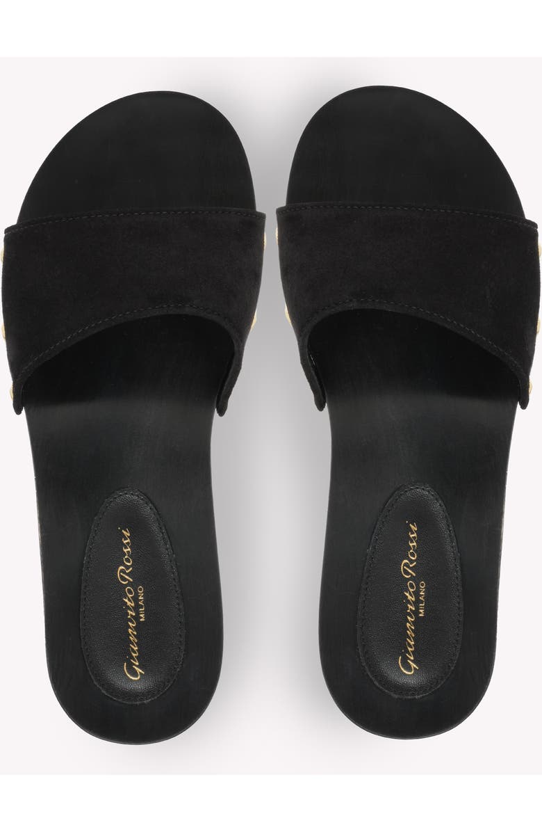 Gianvito Rossi Riviera Sandals, Alternate, color, Black Suede