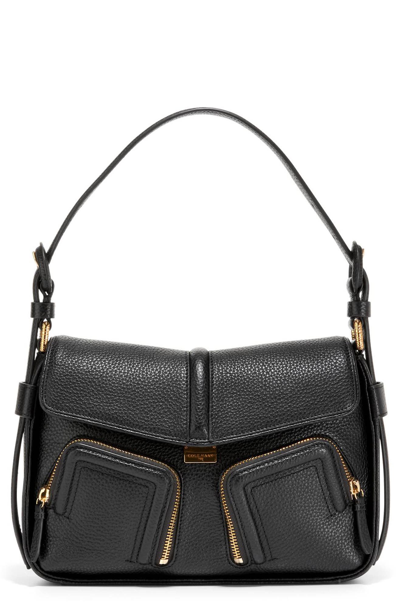 Cole Haan Chance Leather Shoulder Bag, Main, color, 