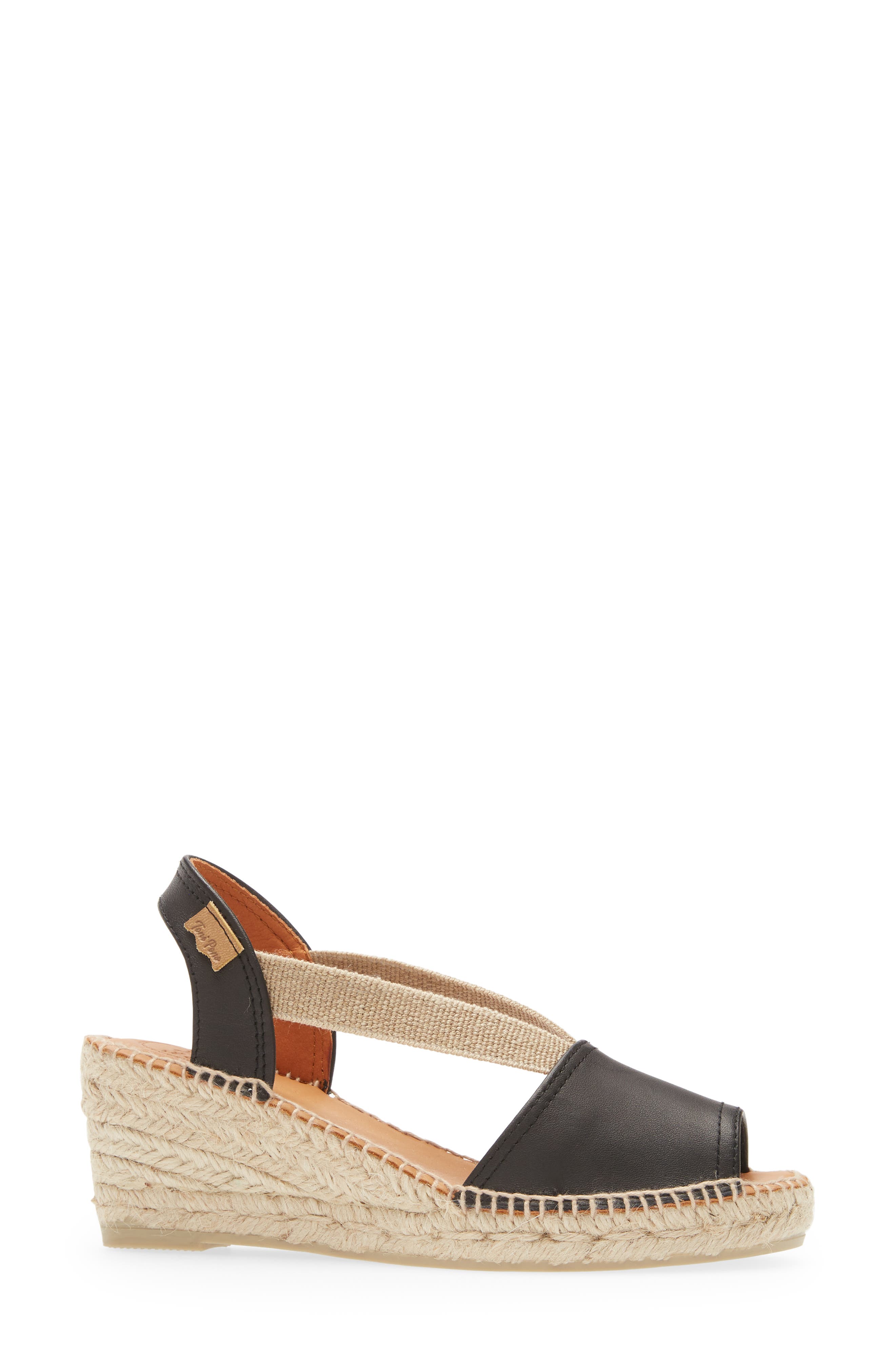Toni Pons Teide Espadrille Sandal, Alternate, color, Black