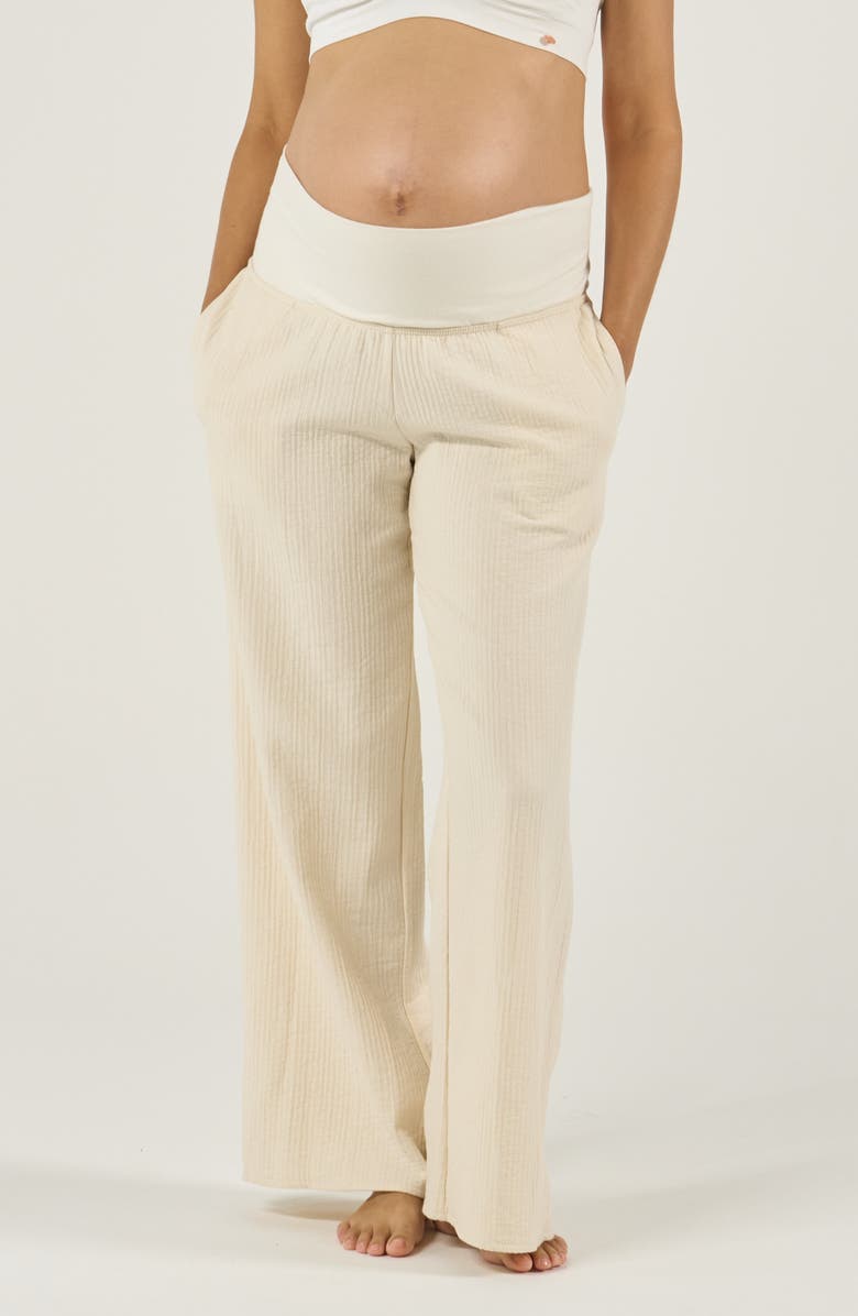 Cache Coeur Maternity pants Celia, Alternate, color, Natural