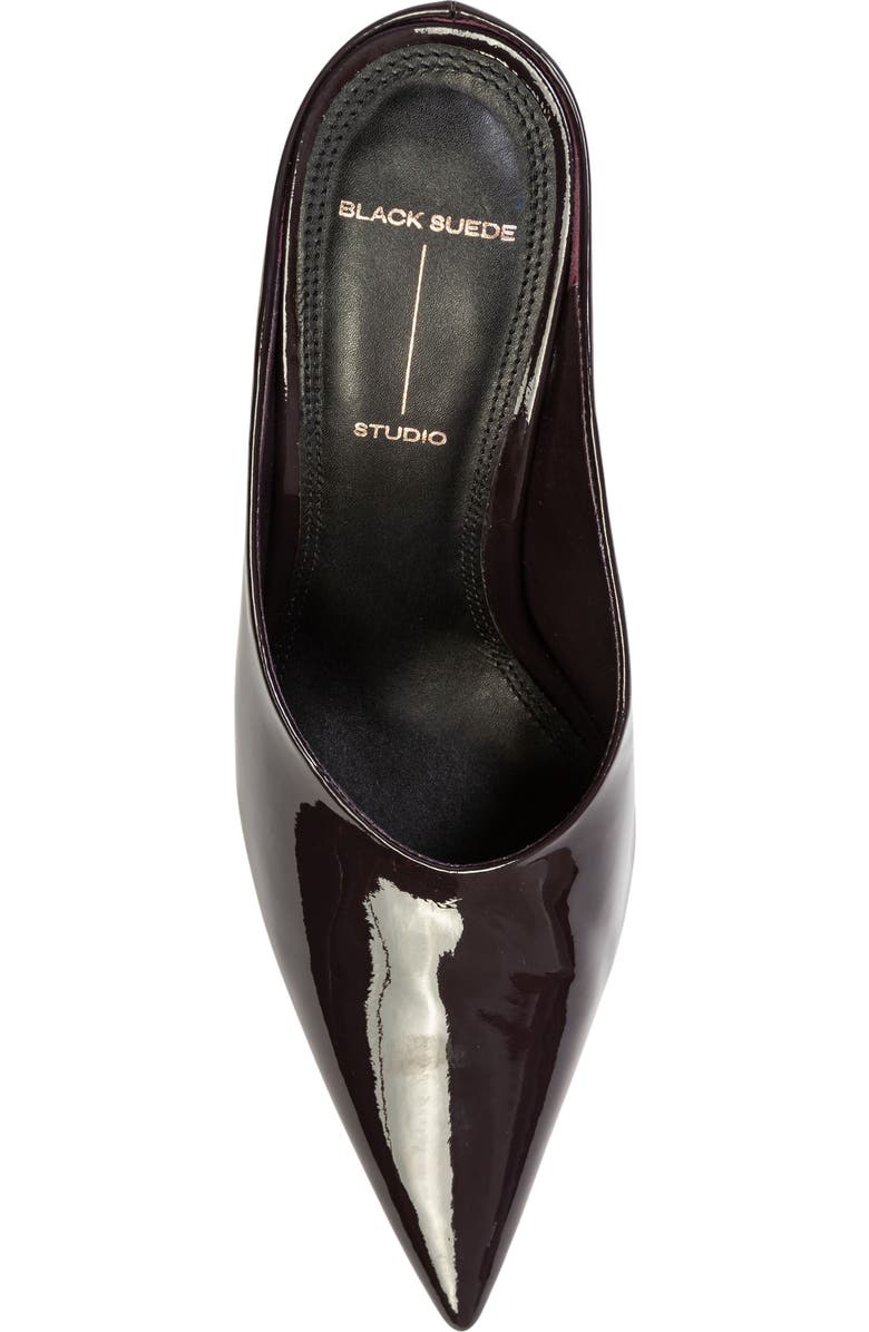 BLACK SUEDE STUDIO Fallon 100 Pump, Alternate, color, Dark Plum Patent