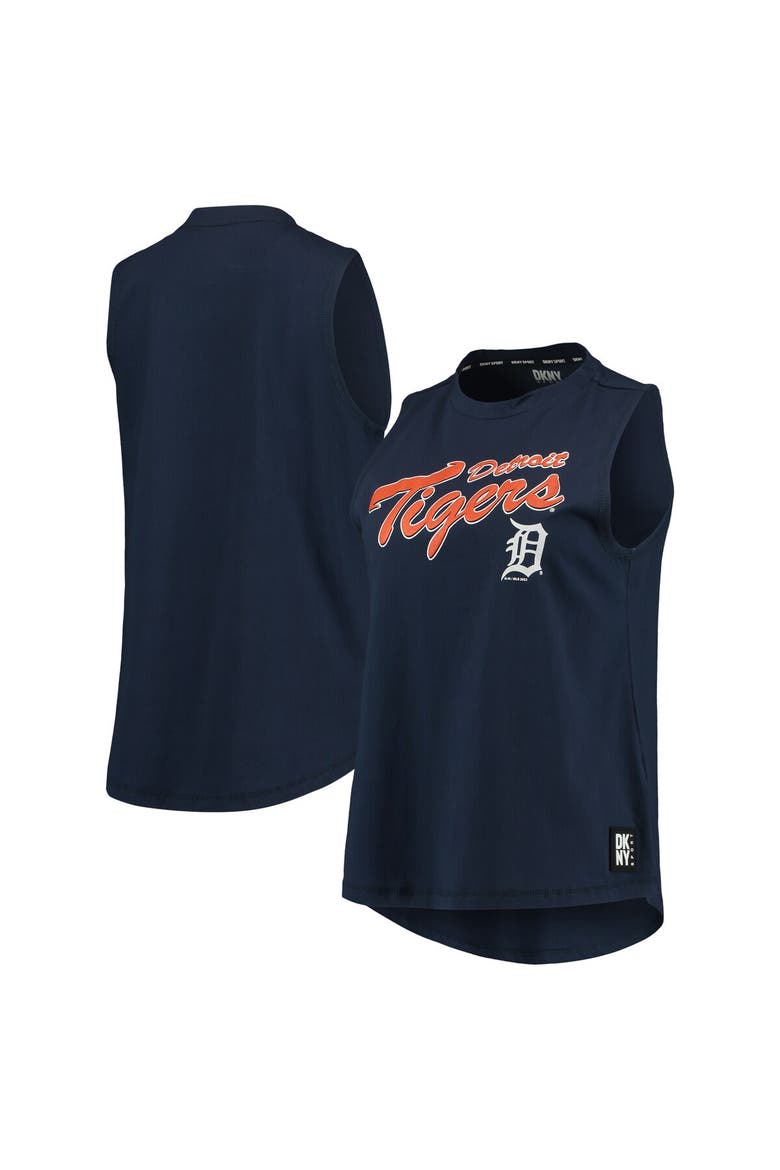 Women's DKNY Sport Navy Detroit Tigers Marcie Tank Top, Main, color, Navy