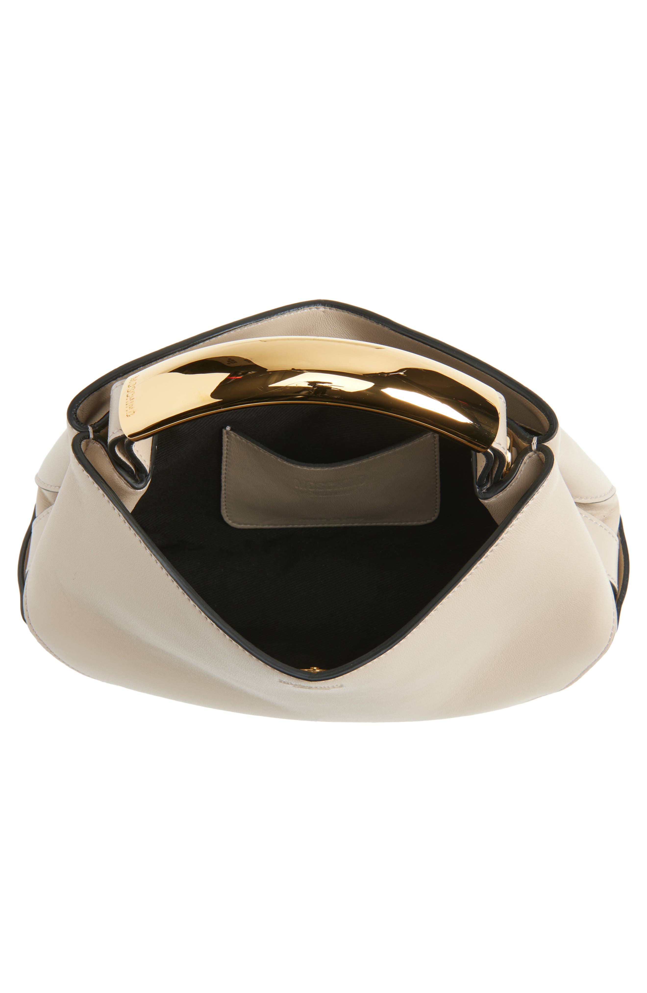 Moschino Handle Me Leather Crossbody Bag, Alternate, color, Rope