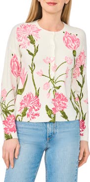 CeCe Floral Cardigan