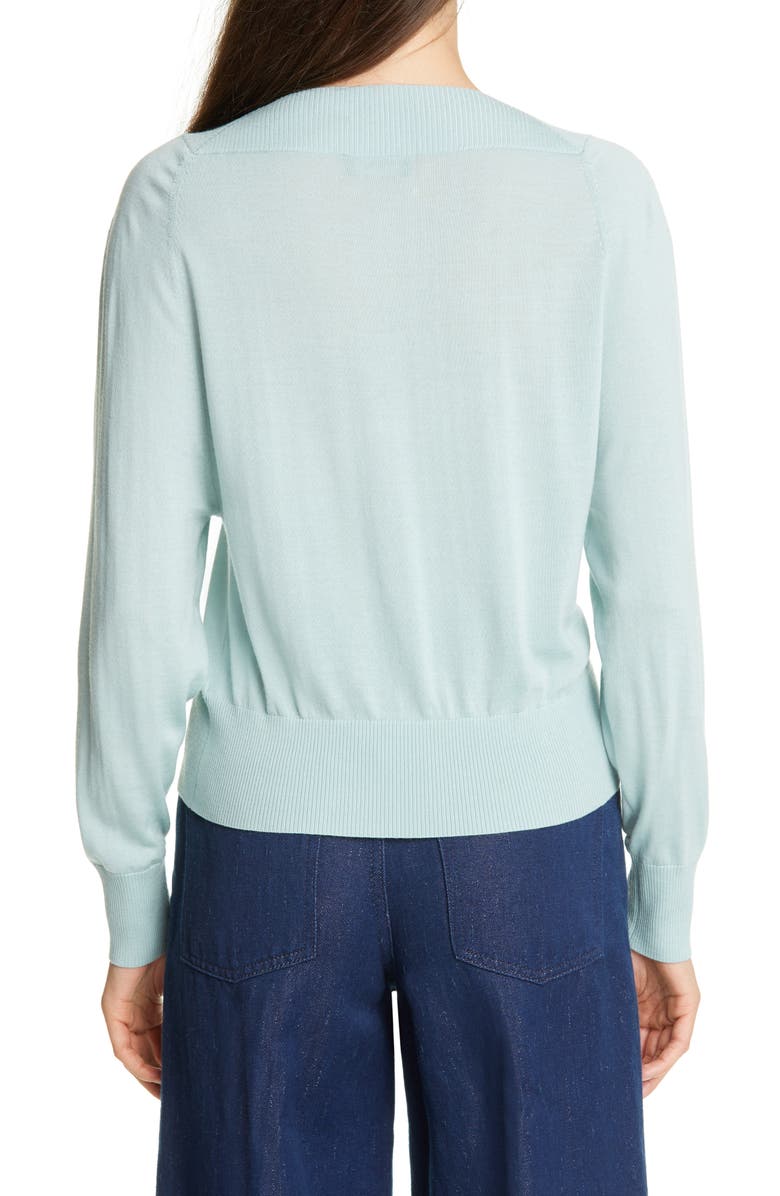 Theory Deep V-Neck Sweater, Alternate, color, 