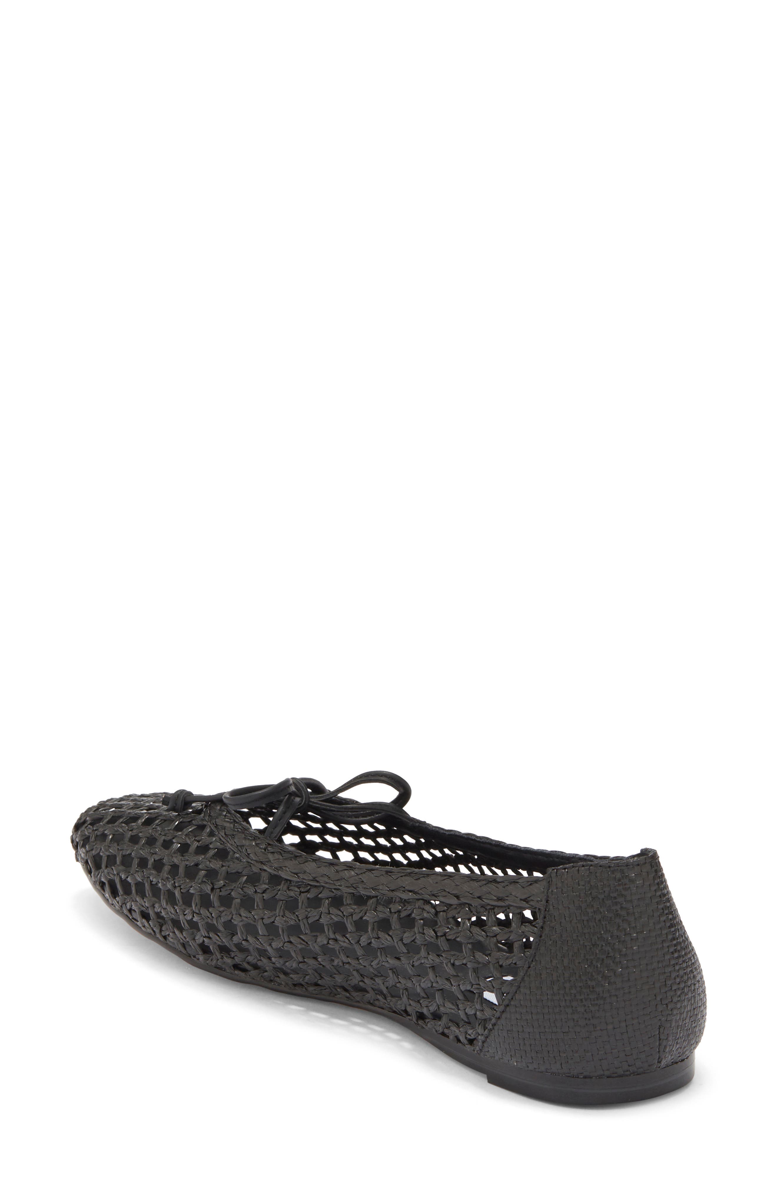 Steve Madden Leelo Woven Flat, Alternate, color, Black