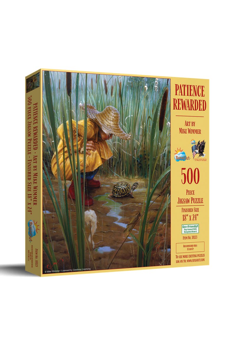 Patience Rewarded 500 piece Jigsaw Puzzle for Adults, Main, color, Multicolor