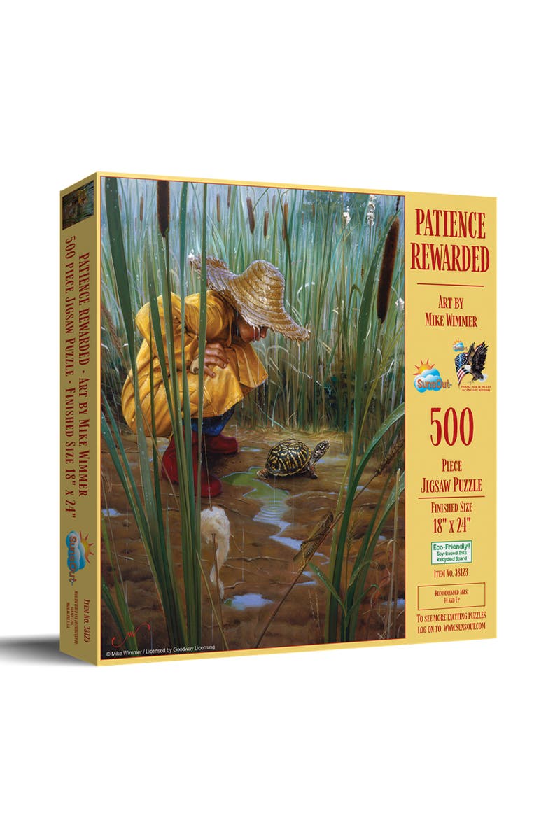 Sunsout Patience Rewarded 500 piece Jigsaw Puzzle for Adults, Main, color, Multicolor