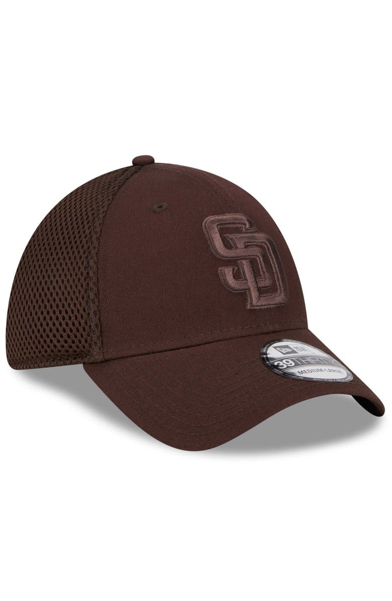 New Era Men's New Era Brown San Diego Padres Tonal Team Neo 39THIRTY Flex Hat, Alternate, color, 