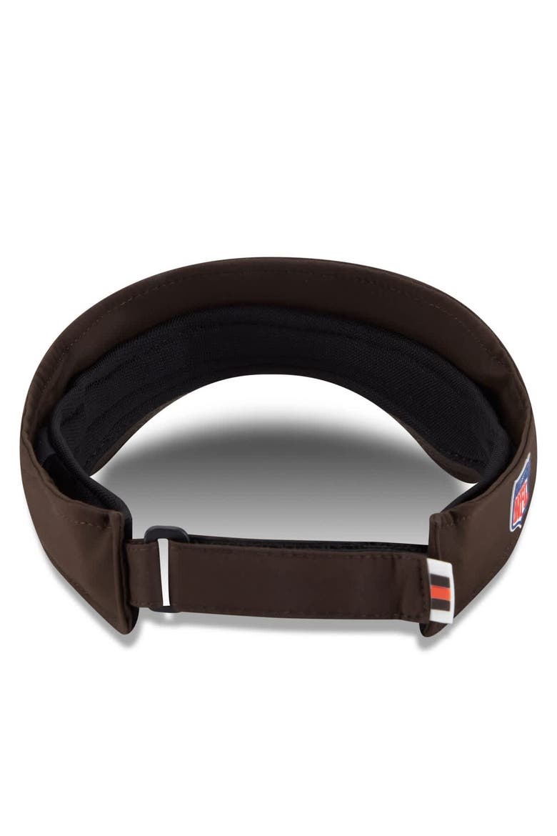 Men's New Era Brown Cleveland Browns 2025 Sideline  Visor, Alternate, color, Brown