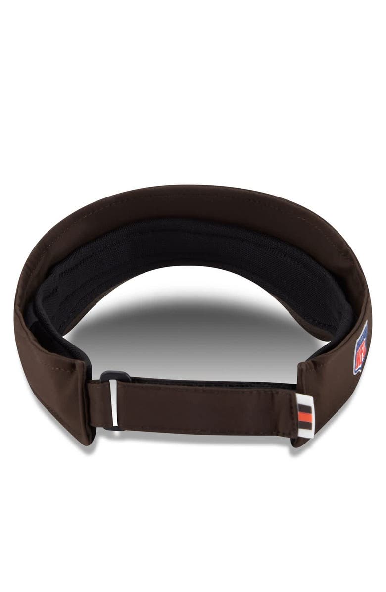 New Era Men's New Era Brown Cleveland Browns 2025 Sideline  Visor, Alternate, color, Brown