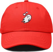 Dalix Heartly Ghost Embroidered Cap