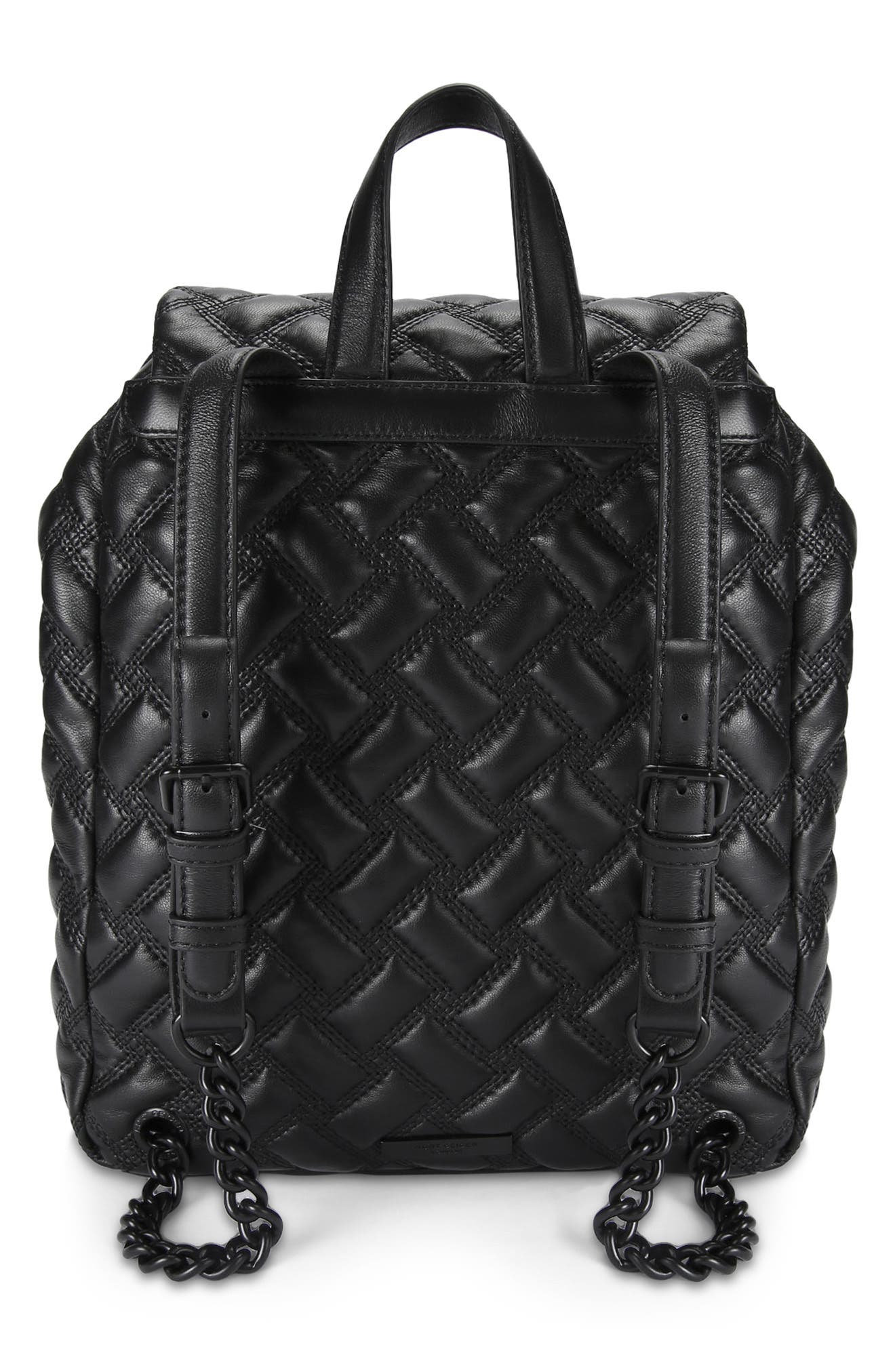 Kurt Geiger London Kensington Drench Quilted Leather Backpack, Alternate, color, 