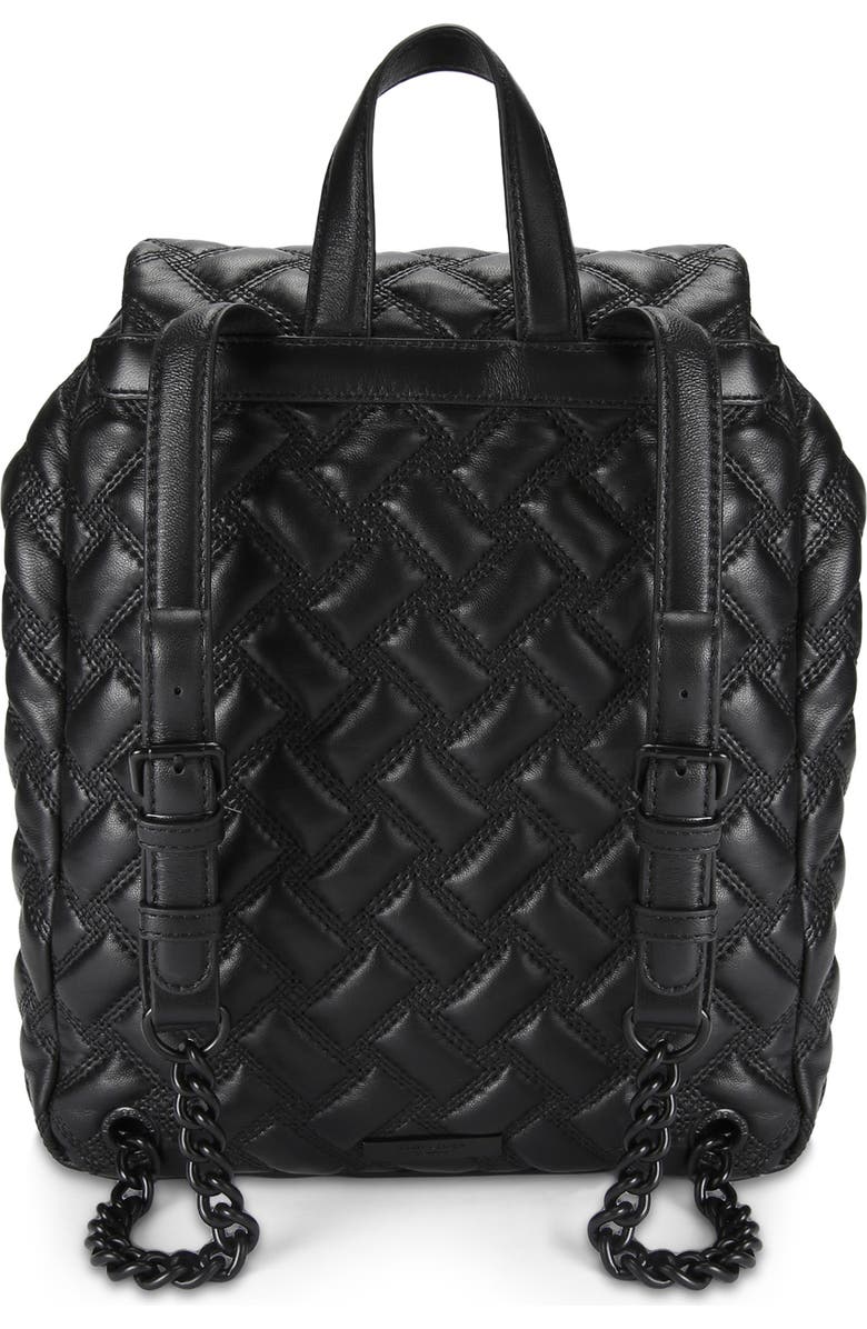 Kurt Geiger London Kensington Drench Quilted Leather Backpack, Alternate, color,