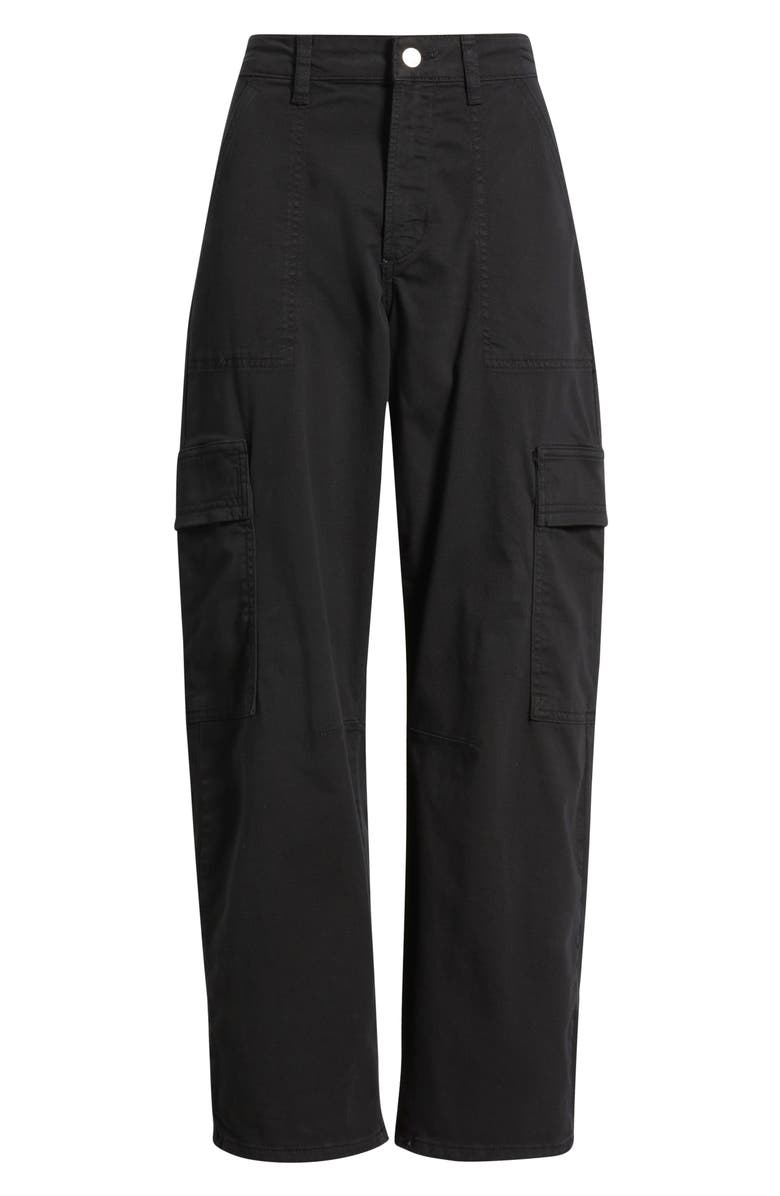 Mavi Jeans Vinnie Ankle Cargo Pants, Alternate, color, Black Casual Twill