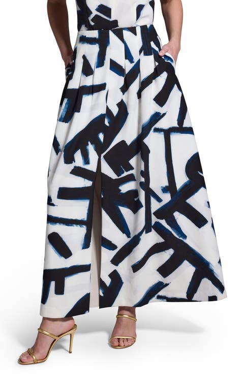 Iconic Letterpress Maxi Skirt