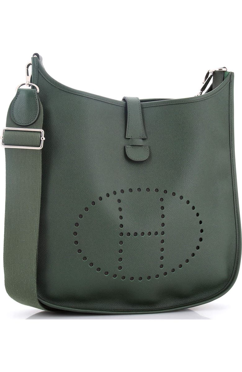 Pre-Owned Hermes Evelyne Bag Gen III Epsom GM, Alternate, color, Vert Anglais