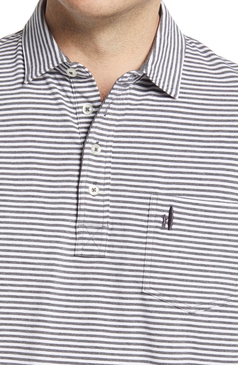 johnnie-O Hangin' Out Dante Stripe Pocket Polo, Alternate, color, 