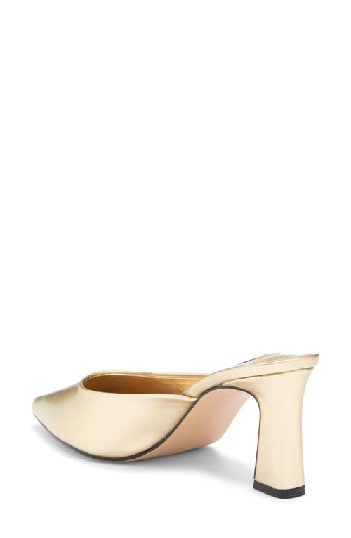 Steve Madden Emmie Pointed Toe Mule In Gold