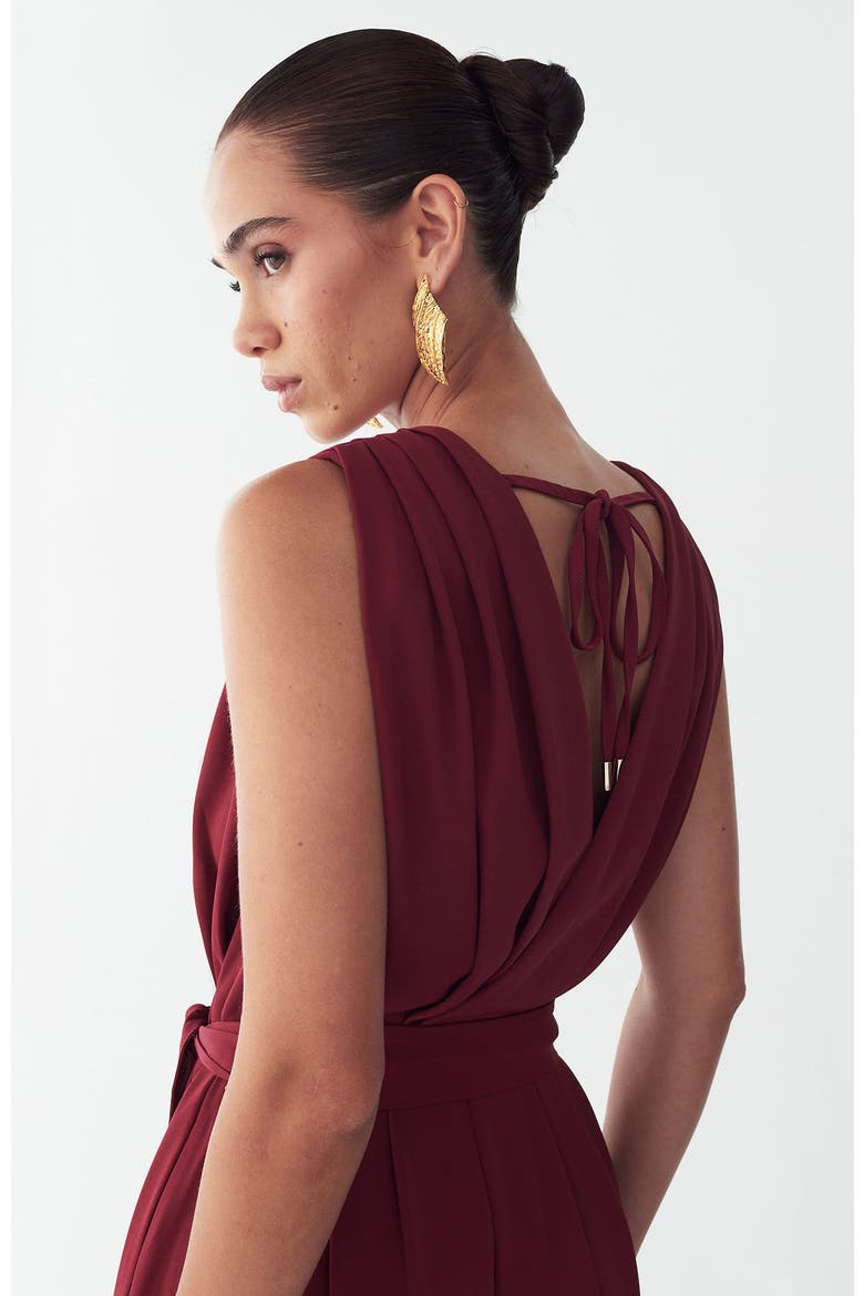 Alina Jumpsuit, Alternate, color, Wine