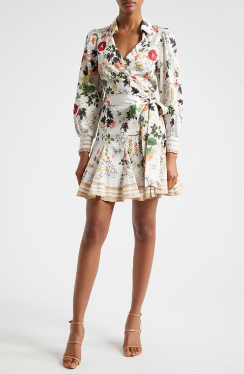 Alisa Floral Wrap Shirtdress