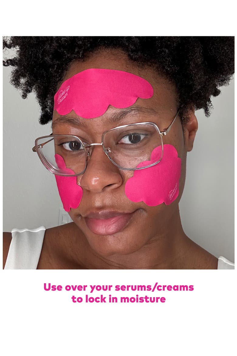 Cooling Clouds Face Patches Set, Alternate, color, PINK