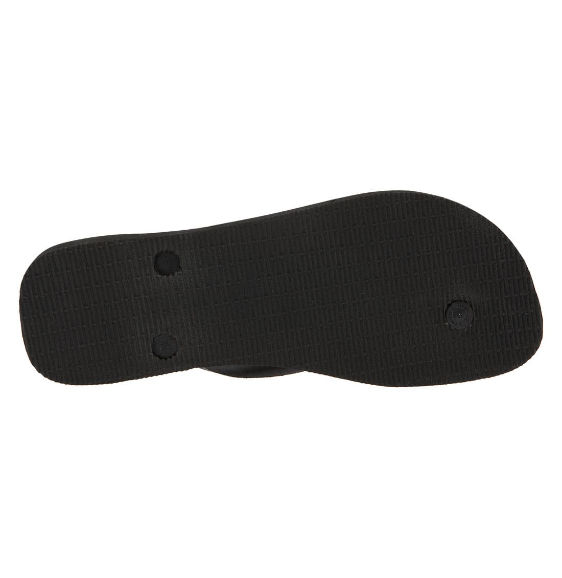 Top Flip Flop, Alternate, color, BLACK