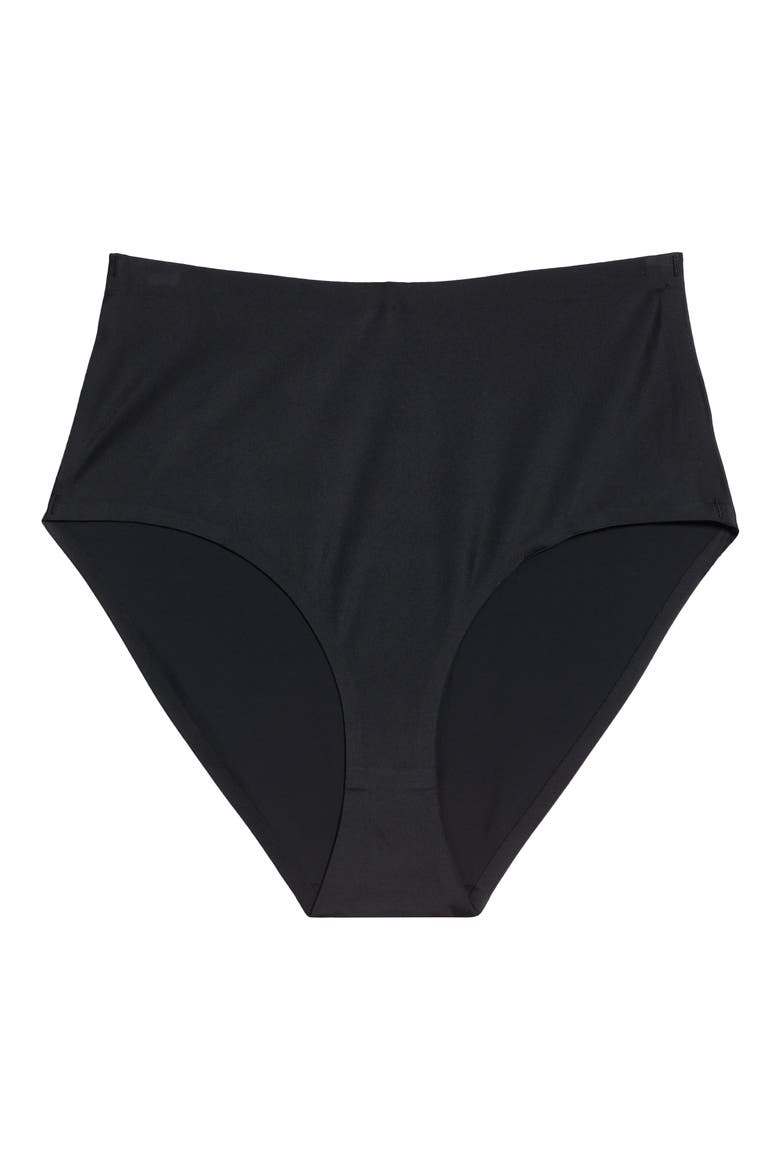 Drive Time High Waist Panties, Alternate, color, BLACK