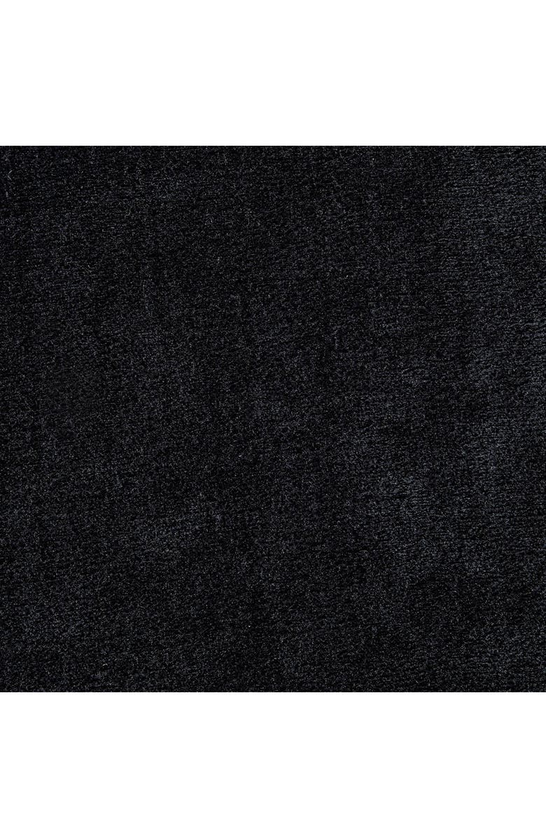 Nautica Solid Fleece Throw Blanket, Alternate, color, Black