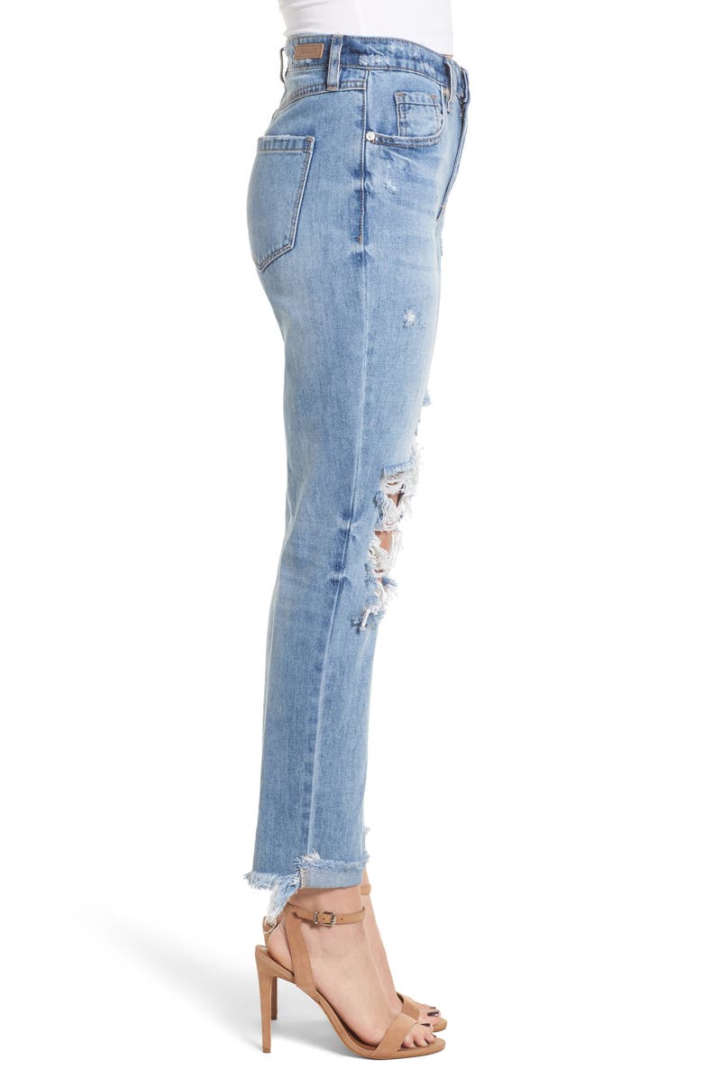 BLANKNYC The Rivington Ripped Straight Leg Jeans, Alternate, color, 
