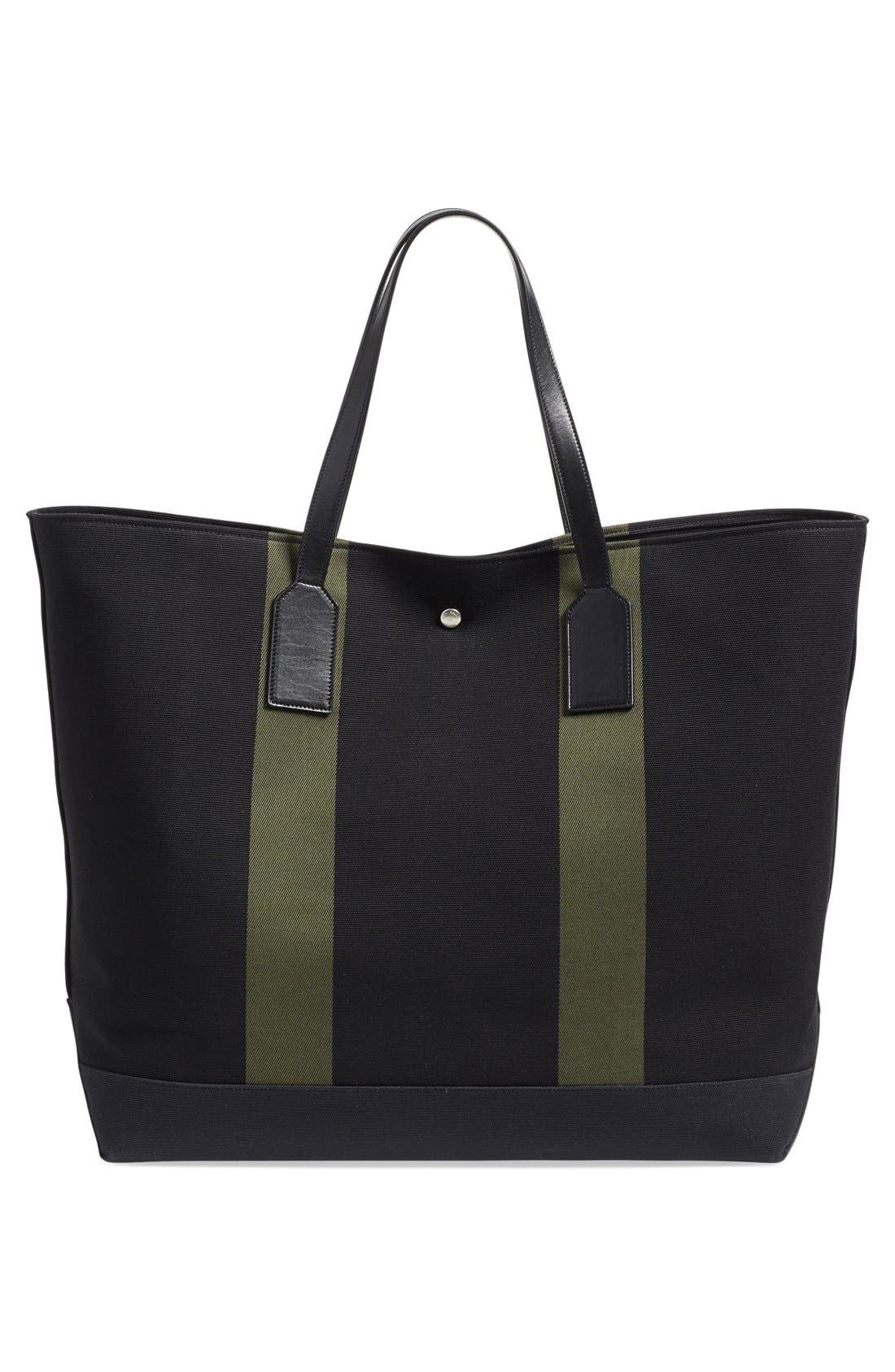 Saint Laurent 'Beach' Canvas Tote, Alternate, color, 