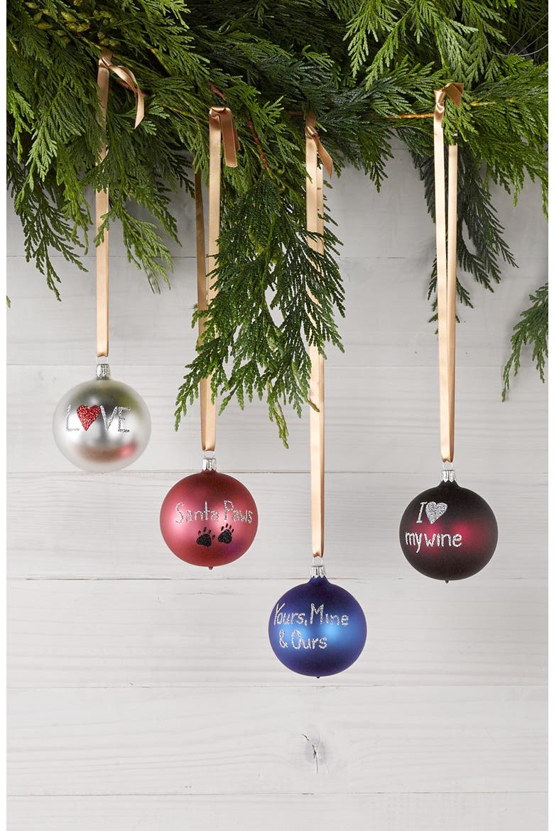 'Love' Ornament, Alternate, color, SILVER MULTI