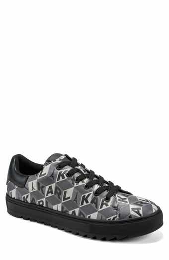KARL LAGERFELD PARIS Allover Logo Low Profile Sneaker
