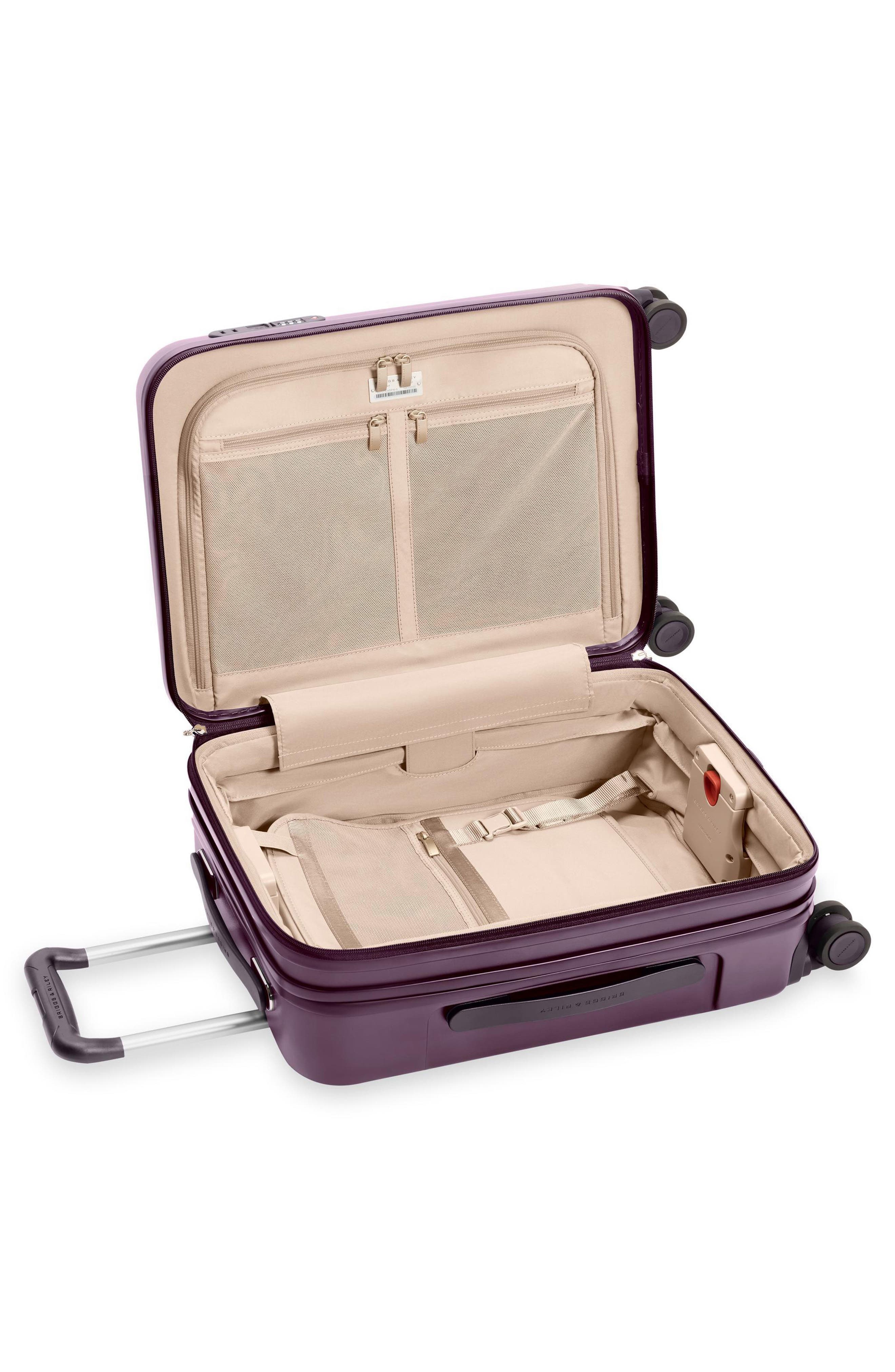 Briggs & Riley Sympatico Global 21-Inch Expandable Spinner Carry-On, Alternate, color, Plum