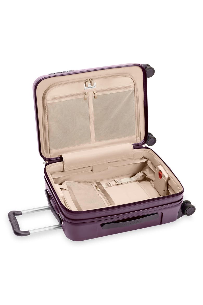 Sympatico Global 21-Inch Expandable Spinner Carry-On, Alternate, color, PLUM
