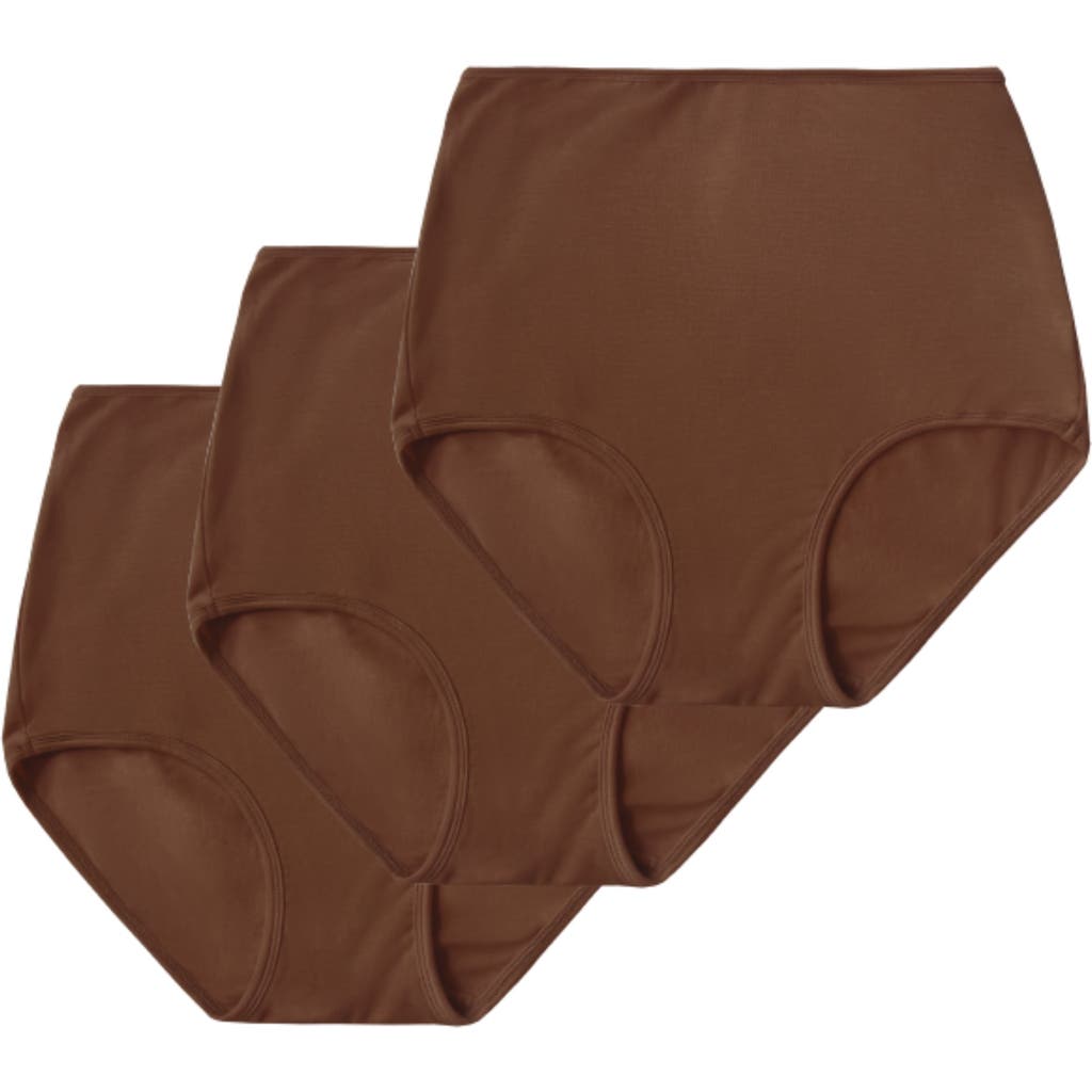 Proclaim 3-pack High-rise Ultra Soft Sustainable Briefs In Deep Nude
